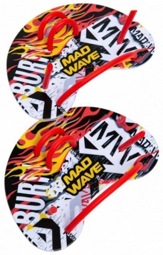 Madwave Paddles finger/M0743 03 0 05W красный универсальный
