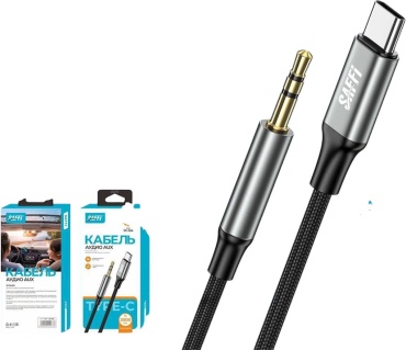Кабель SAFFI 2.5 mini jack - USB Type-C 2 м