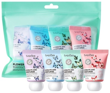 SADOER Flower Fragrance Moisturizing Regenerating Hand Cream Set - Набор увлажняющих кремов набор для кожи рук для женщин