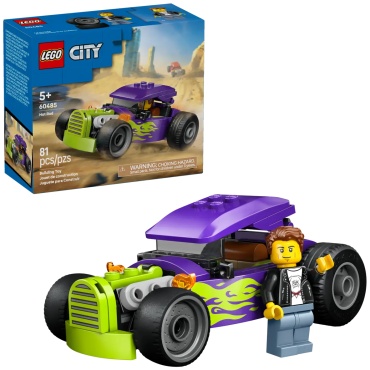 Конструктор LEGO City, Гоночный автомобиль 60485, деталей 81 шт
