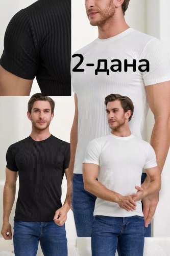 Футболка COCO&HANA черный, белый