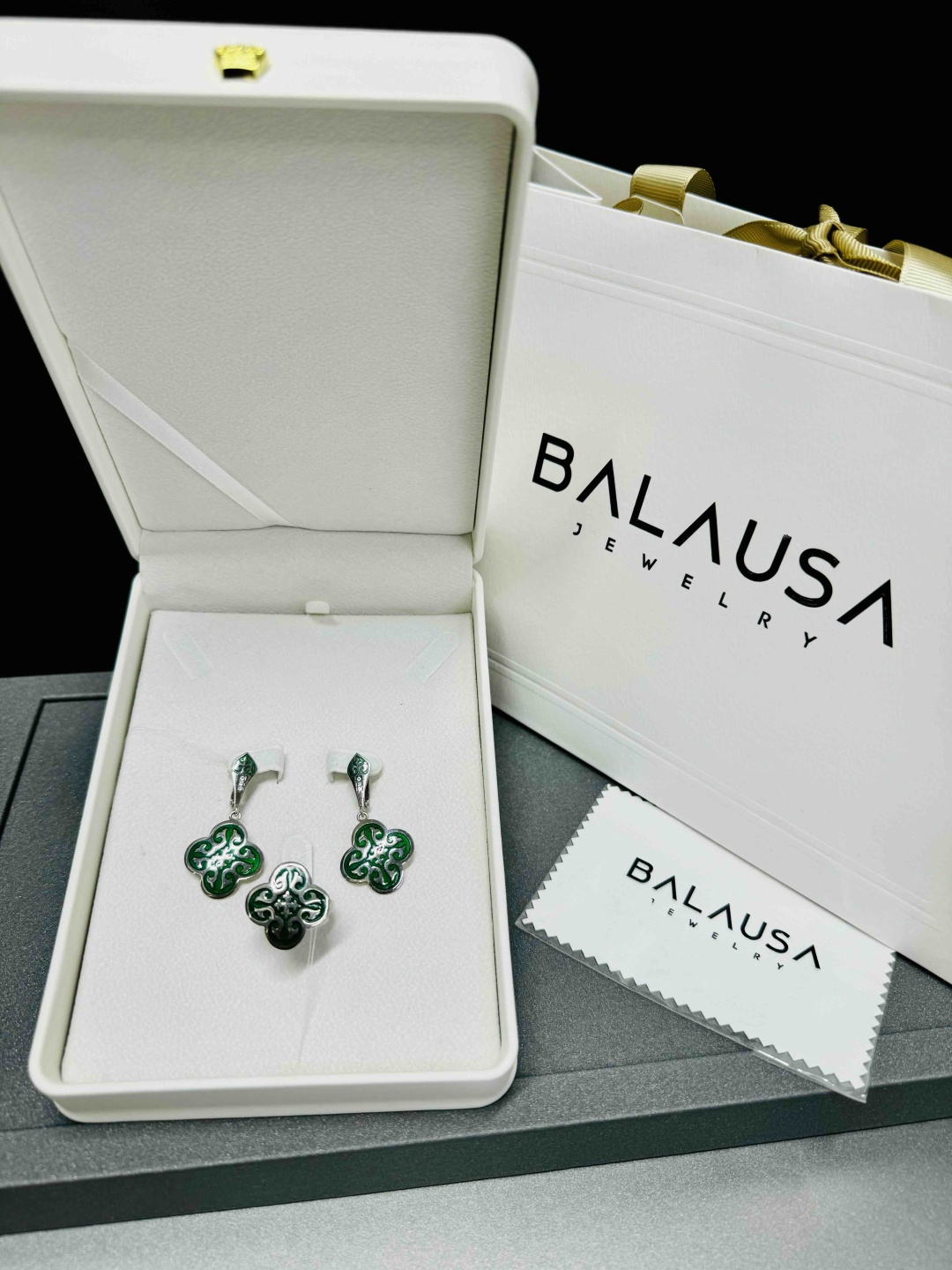 Balausa Jewelry ZH103(9) вес 12 г серебро, фианит