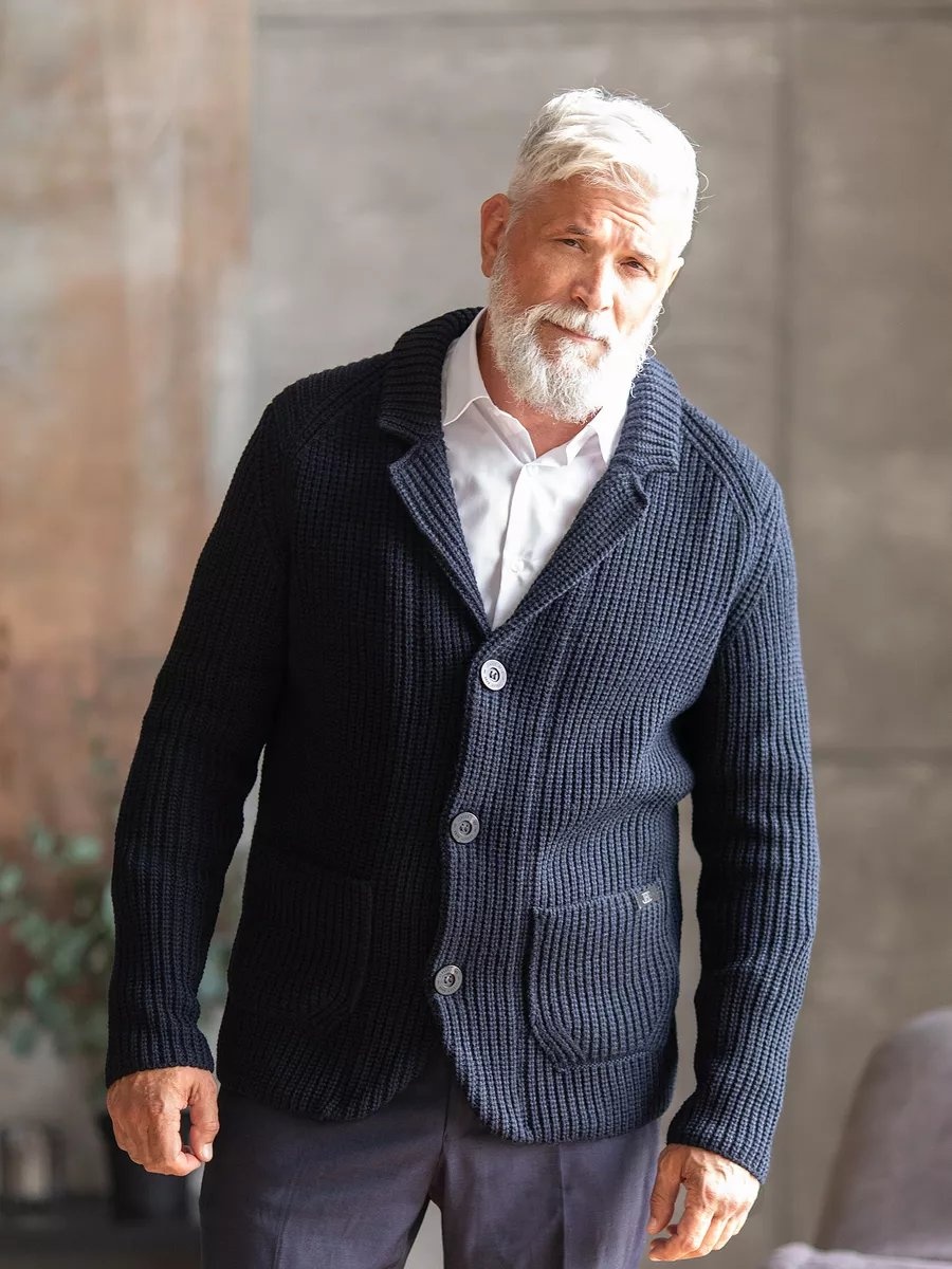 Кардиган JB casual синий