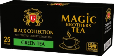 Чай Magic Brothers Green Tea зеленый листовой 25 пакетиков