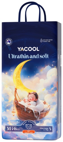 Подгузники Yacool M, 46 шт