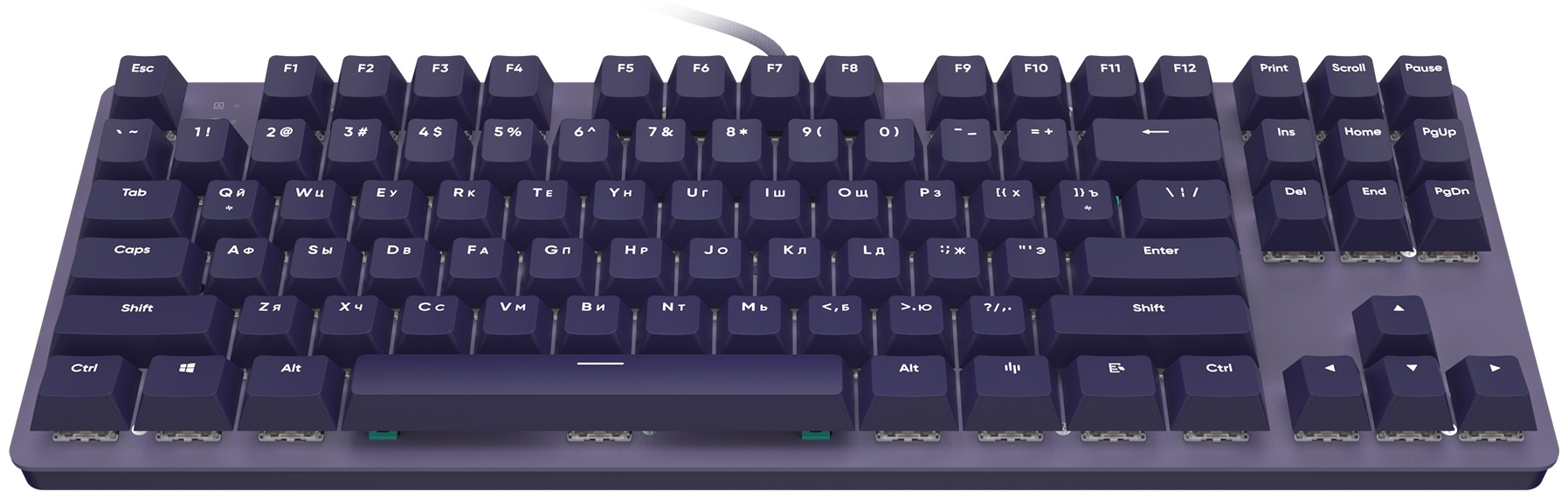 Клавиатура Typex v2 Amethyst [g3ms Sapphire] io215 фиолетовый
