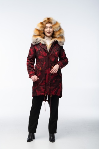 Парка Tamina красный, бордовый