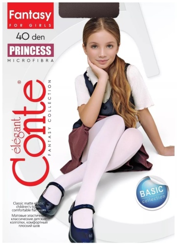 Колготки матовые Conte Elegant черный