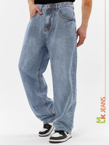 Джинсы багги MkJeans голубой