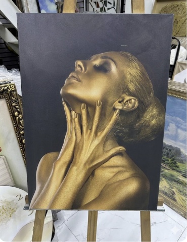 Saben картина Золотая девушка 50x70 см