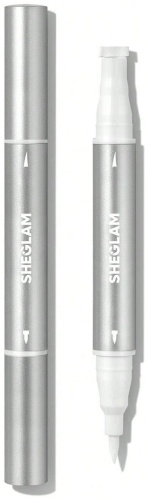 SHEGLAM Wing It Waterproof Liner Duo подводка-фломастер белый White