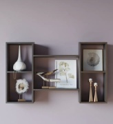 Полка Полка настенная открытая , 110х16x63 см, коричневый