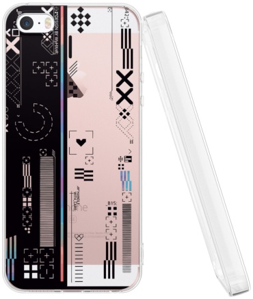 Чехол Mcover для Apple iPhone 5, iPhone 5S, iPhone SE рисунок
