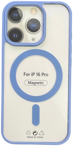 Чехол для Apple iPhone 16 Pro голубой