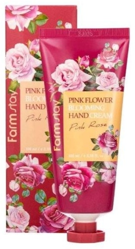 Farmstay Pink flower blooming pink rosе розовая роза крем для рук 100 мл