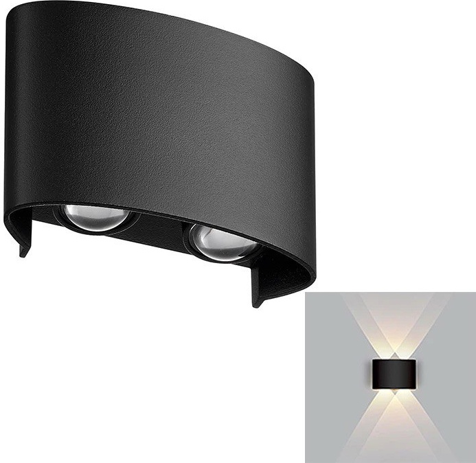 Бра настенный Solar LED, черный