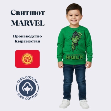 Свитшот Rasti.kz зеленый