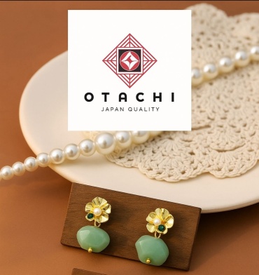 Серьги OTACHI бижутерный сплав, без вставок