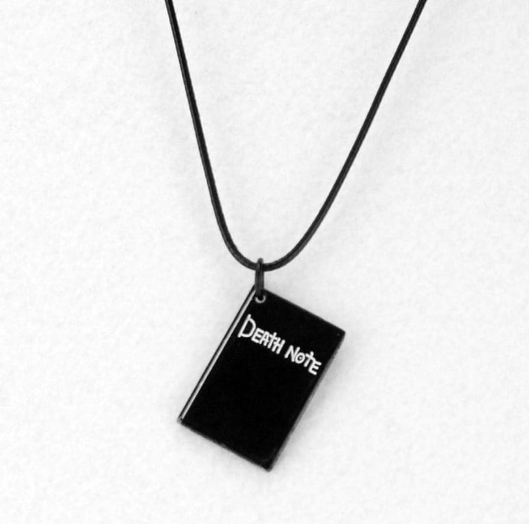 Подвеска 30319560_154177262 Тетрадь смерти Death note бижутерный сплав, без вставок
