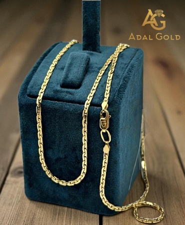 ADAL GOLD цепь_бронница-0091 длина 60 см, вес 11.1 г золото, плетение якорное
