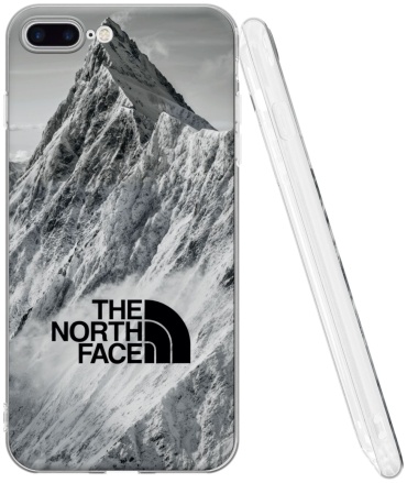 Чехол Mcover для Apple iPhone 7 Plus, iPhone 8 Plus прозрачный