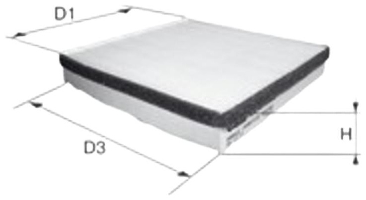 MECAFILTER салонный фильтр EKR7108
