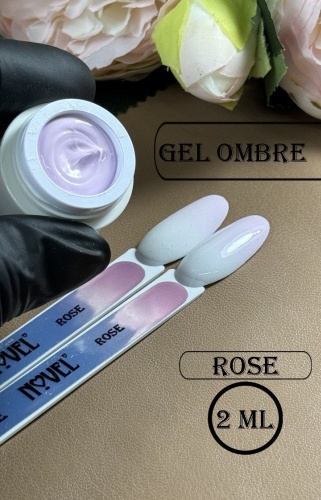 Novel гель-краска Gel OMBRE ROSE камуфлирующее 2 мл