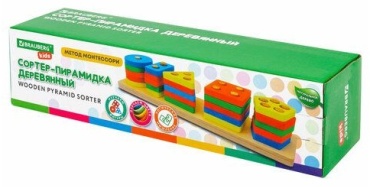 Сортер Brauberg 5 фигур по методу Монтессори