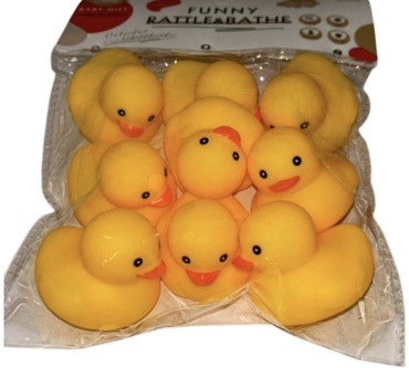 Пищалка Baby Gift 1403729 Үйректер резина желтый