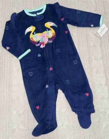 Слип carters love синий, розовый