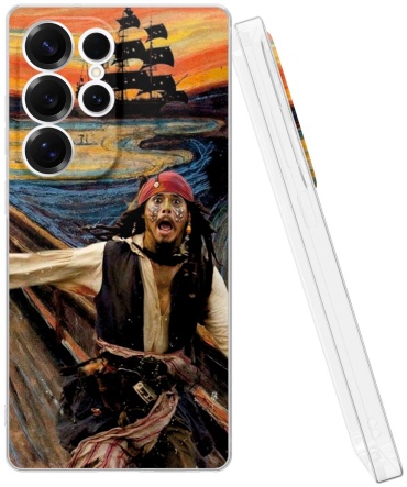 Чехол Mcover для Samsung Galaxy S25 Ultra рисунок