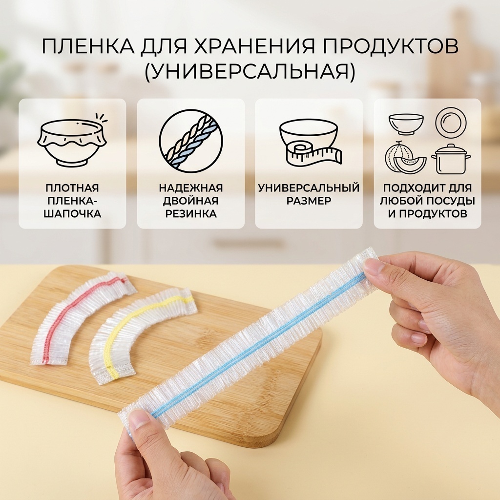 Пищевая пленка F200 для хранения продуктов, универсальное