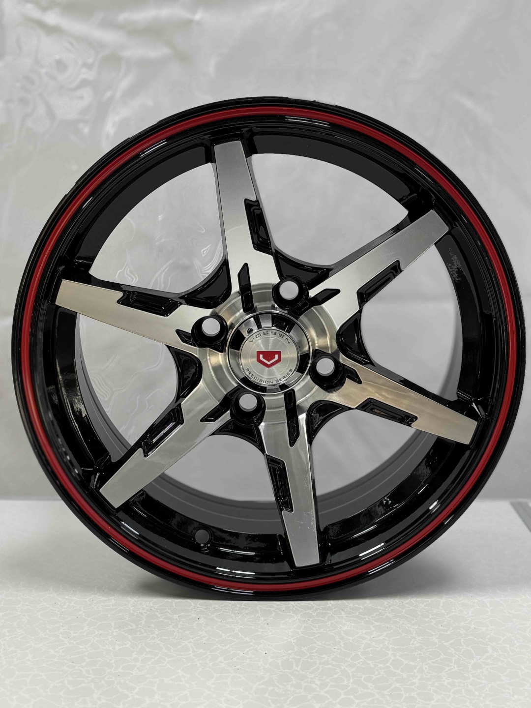 Top Grade 50055 6x14/4x100 D67.1 ET25 4 диска черный, серебристый, красный