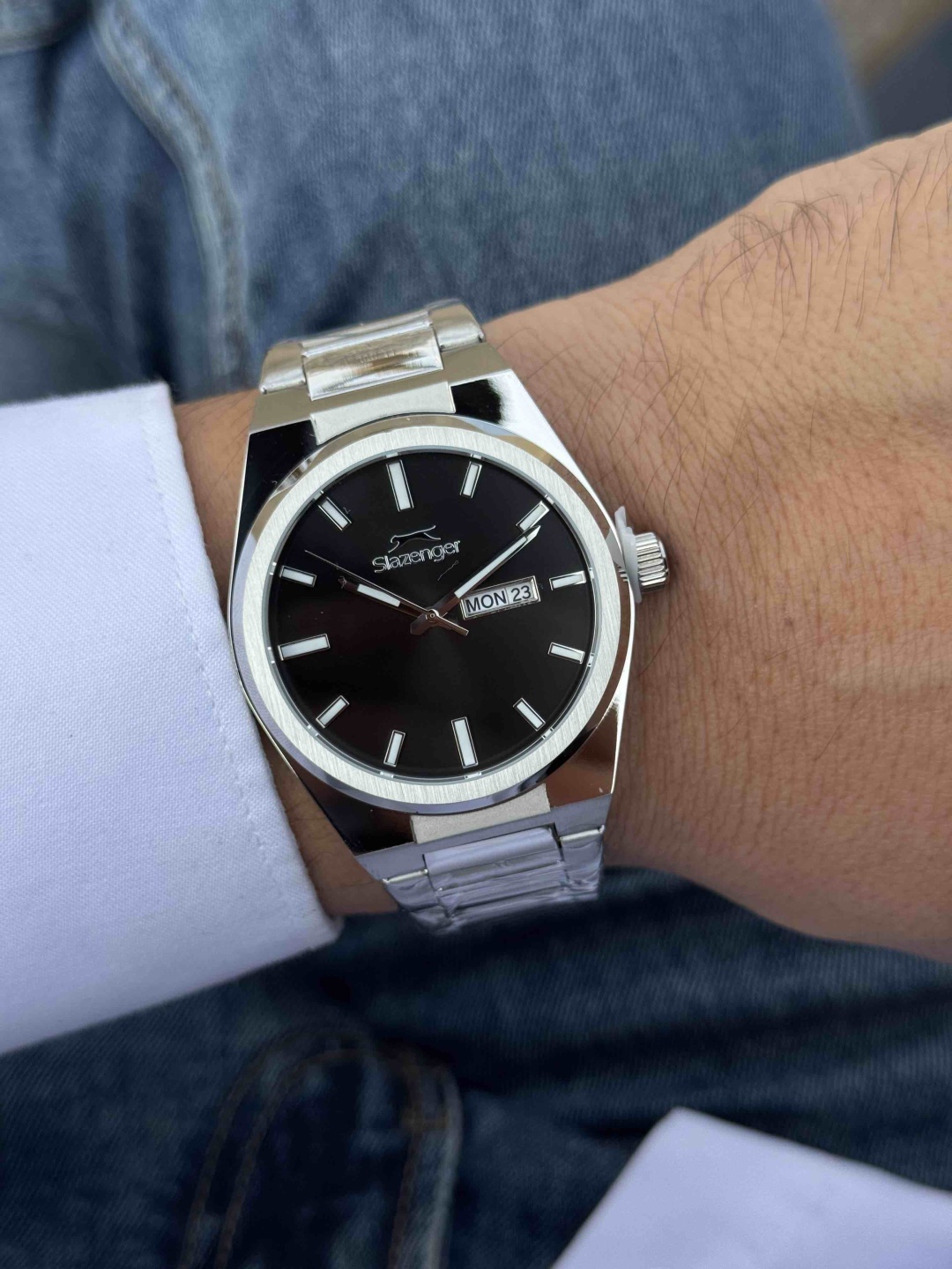 Кварцевые Slazenger SLS.18164SUA нержавеющая сталь
