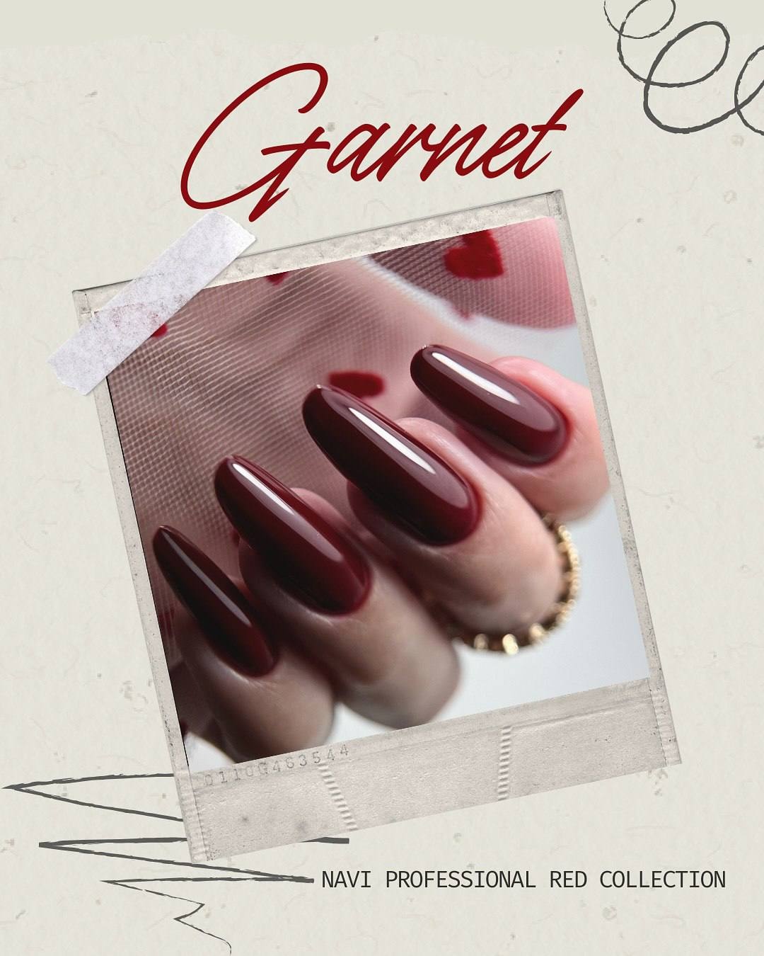 NAVI Professional гель-лак гель лак Garnet глянцевое 12 мл