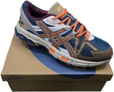 Кроссовки Sport Asics gel kahana оранжевый, синий