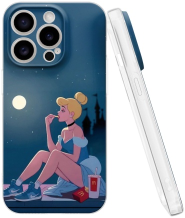 Чехол Mcover для Apple iPhone 15 Pro рисунок