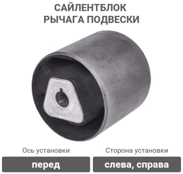 MEYLE сайлентблок рычага подвески 3146100000HD