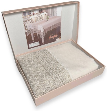 Скатерть IRINA HOME 220x160 см, полиэстер, 1 шт