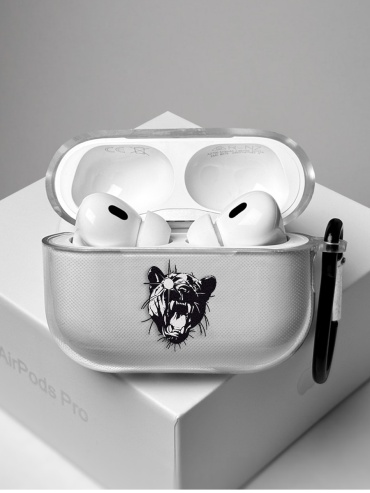 Чехол для Apple AirPods Pro 2 прозрачный