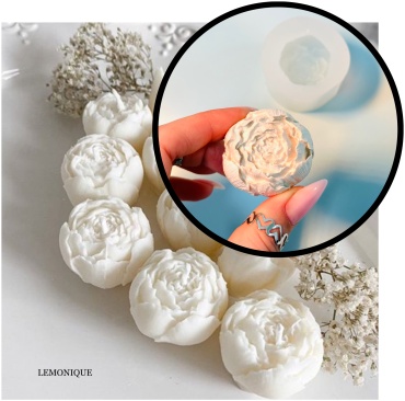 LeMonique Lm mold Пиончик мини пищевой силикон