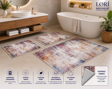 LORI комплект ковриков etno 100x60 см, полиэстер