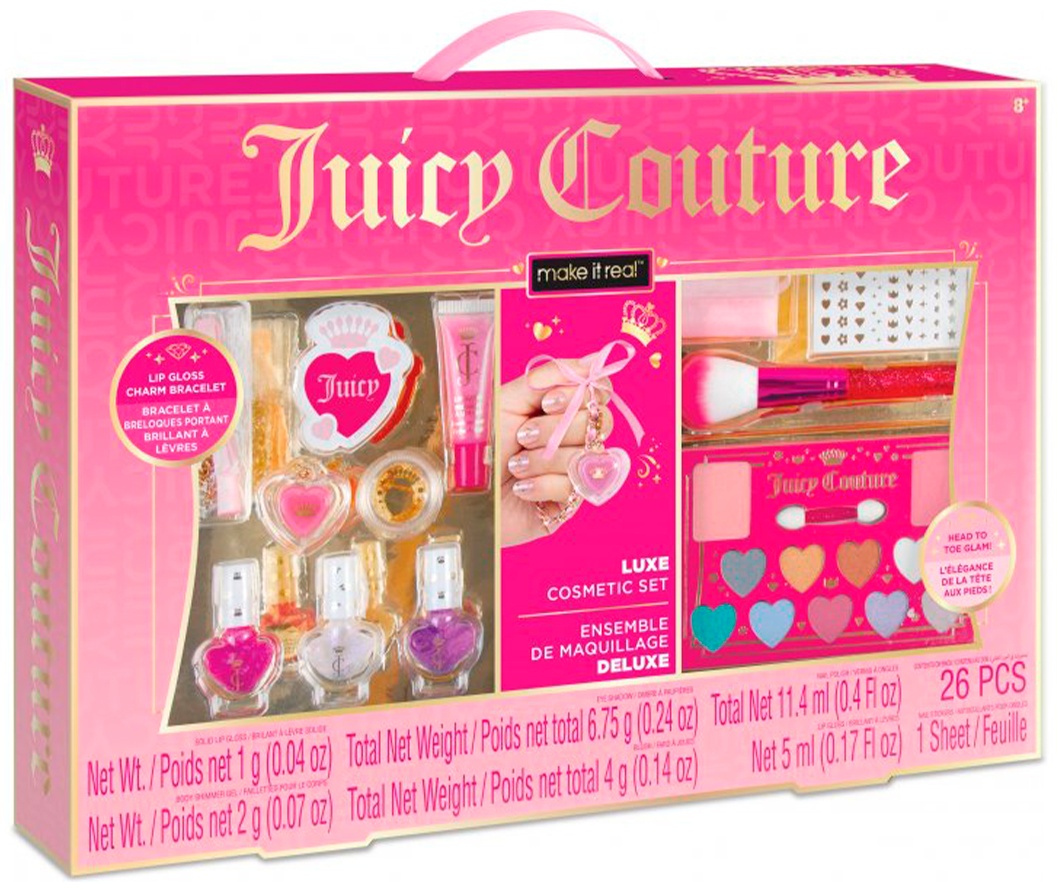Make It Real Juicy Couture: Luxe Cosmetic Set набор 3+