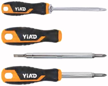 Yiad отвертка с насадками 207666135 SL0.5х100 мм