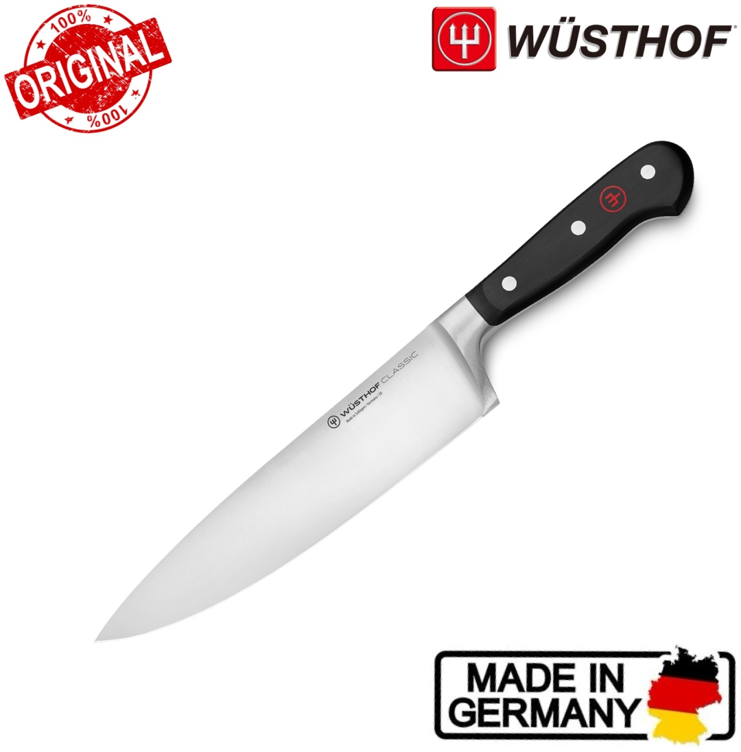 Нож поварской WUSTHOF Classic Chef's Knife, лезвие: углеродистая сталь 1 шт