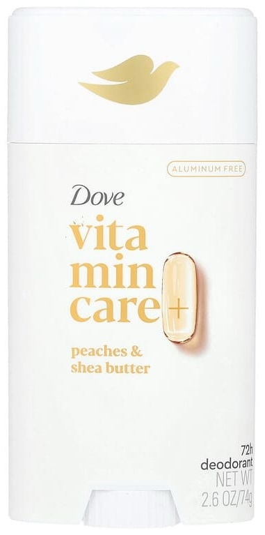 Dove Vitamin Care Peaches & Shea Butter дезодорант для женщин 74 г