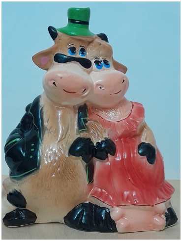 Дуэт бычков, керамика