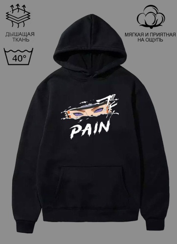 Худи Qazahi brand черный