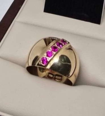 GOLD TIME 950317144 размер 19.5 вес 2.85 г золото, рубин