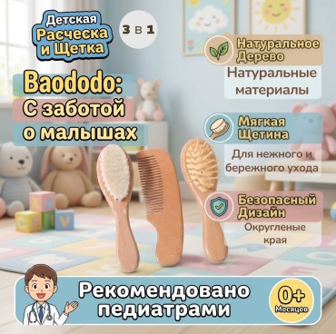 Набор расчесок 926887678 0-9 мес